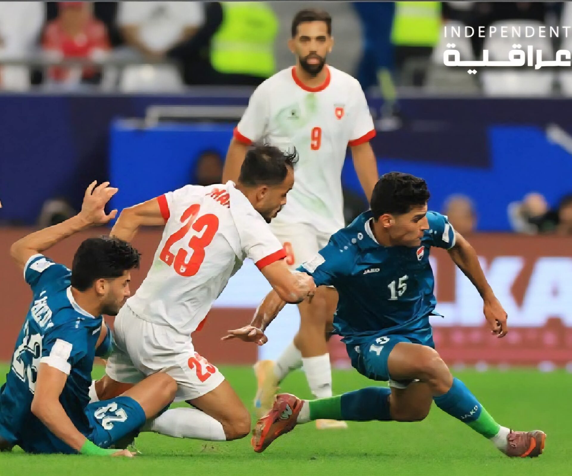 الاردن يتفوق دفاعيا والعراق يخسر هجوميا