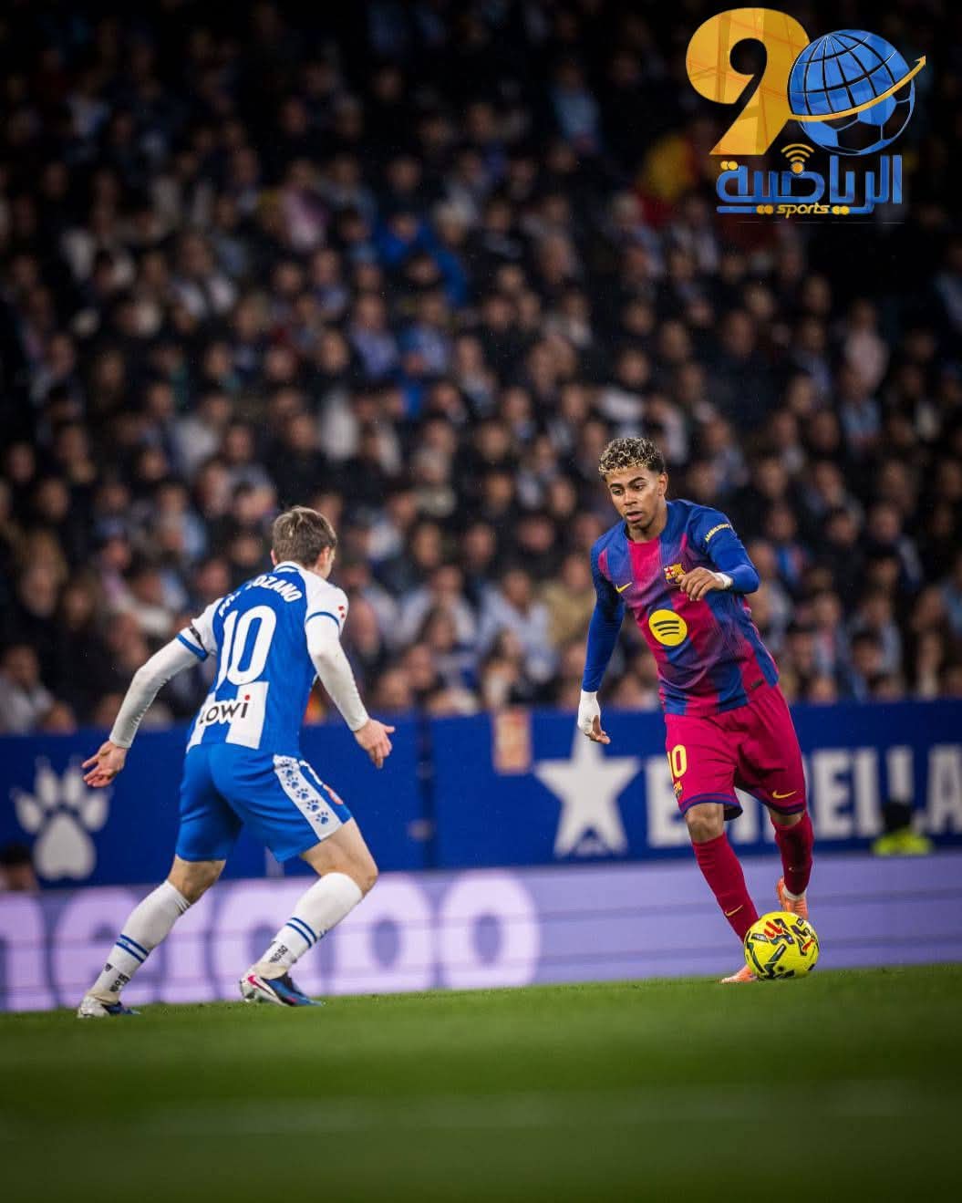 برشلونة يتغلب على اسبانيول بهدفين دون مقابل
